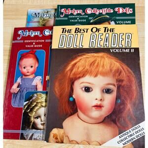 Antique Doll Collector Books Set of 4
